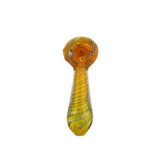 4" Golden Hand Pipe  - (1 Count)