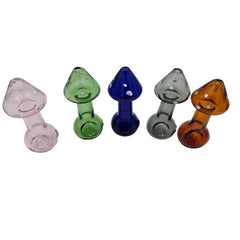 4" Mushroom Top Handpipe Colors May Vary - (1 Count)