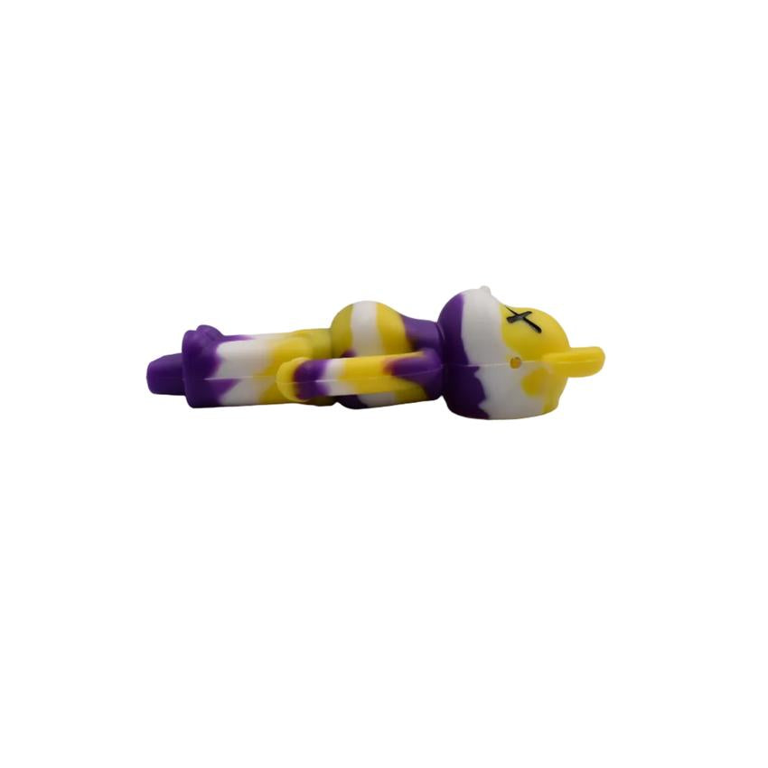 4" Silicone Bear Handpipe - Color May Vary - (1 Count)