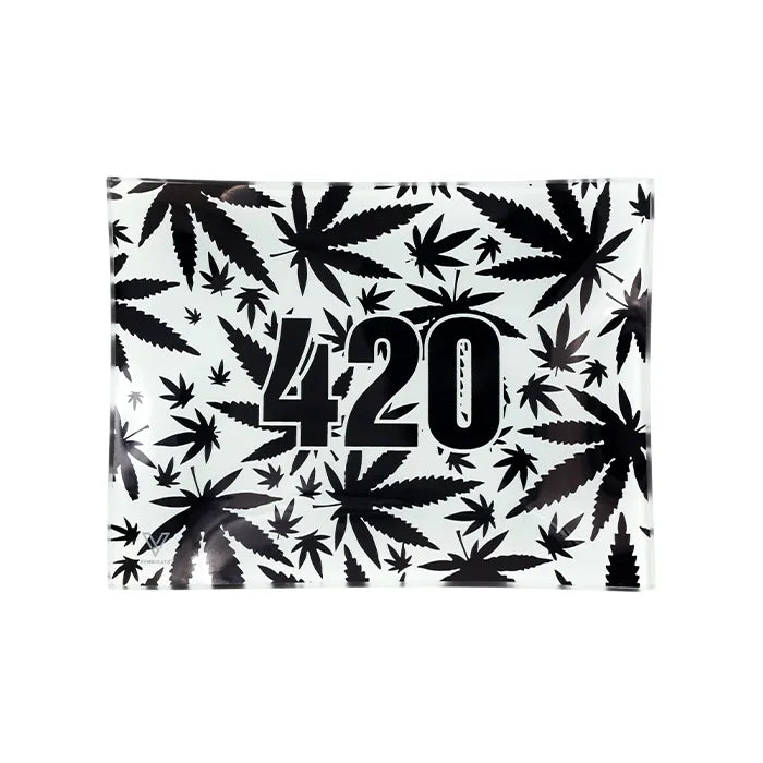 GLASS TRAY 420 BLACK DESIGN
