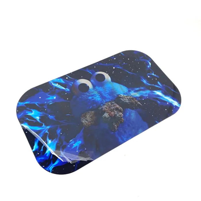 METAL TRAY WITH 3D LID - 45 COOKIES MONSTER FLOWERS