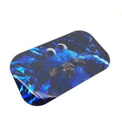 METAL TRAY WITH 3D LID - 45 COOKIES MONSTER FLOWERS