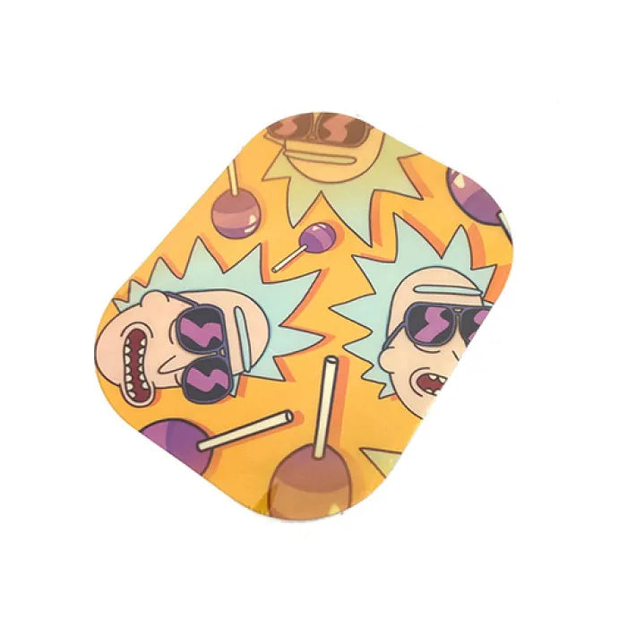 METAL TRAY WITH 3D LID SMALL - 47 RICK HEAD LOLLIPOPS