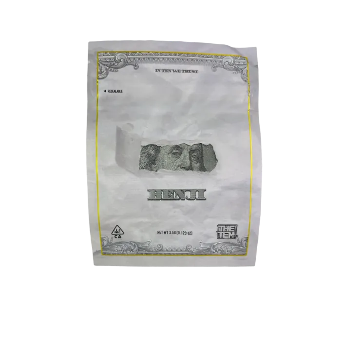 4X5 ZIPPER BAG 100PK BENJI