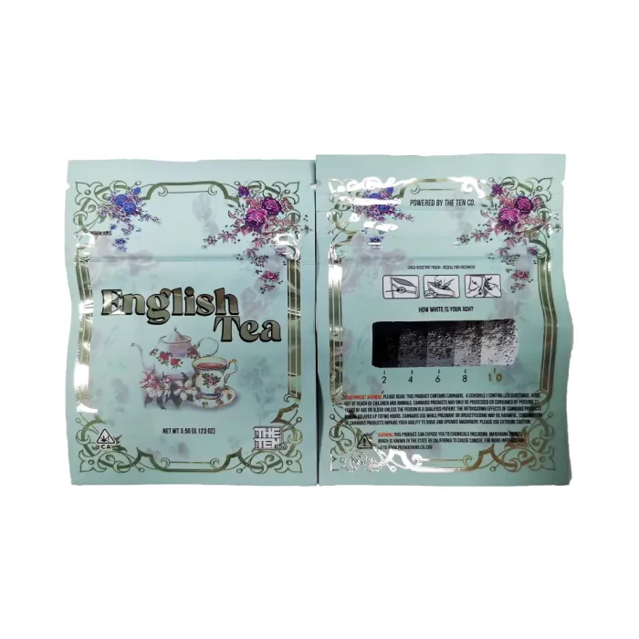 4X5 ZIPPER BAG 100PK ENGLISH TEA