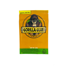 4X5 ZIPPER BAG 100PK GORILLA GLUE CANNABIS