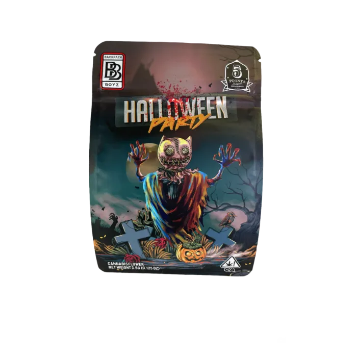 4X5 ZIPPER BAG 100PK HALLOWEEN PARTY