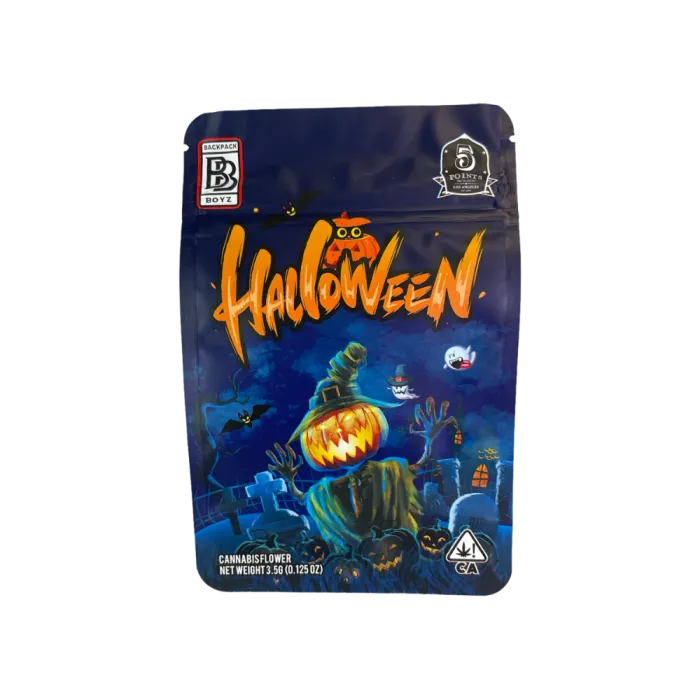 4X5 ZIPPER BAG 100PK HALLOWEEN SCARE CROW