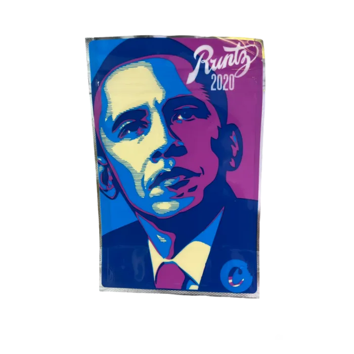 4X5 ZIPPER BAG 100PK OBAMA RUNTZ 2020
