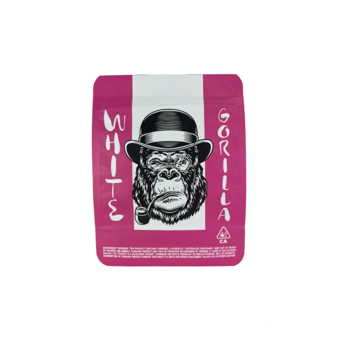 4X5 ZIPPER BAG 100PK WHITE GORILLA