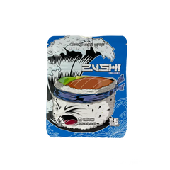 4X5 ZIPPER BAG 100PK ZUSHI BLUE