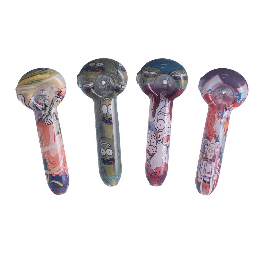 4.1" Morty Wrap Handpipe - Colors May vary - (1 Count)