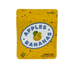 4X5 ZIPPER BAG 100PK APPLES BANANAS