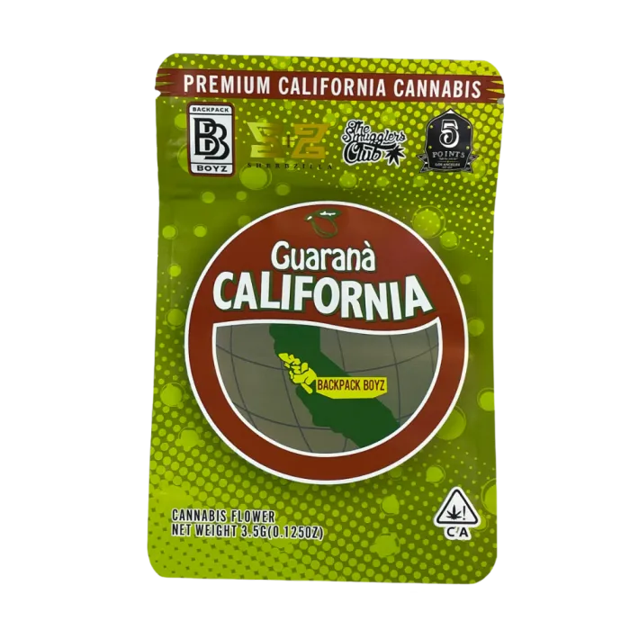 4X5 ZIPPER BAG 100PK GUARANA CALIFORNIA