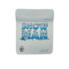4X5 ZIPPER BAG 100PK SNOW MAN