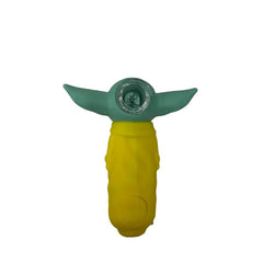 4.5" Silicone Yoba Handpipe with storage - Colors May Vary - (1 Count)