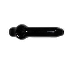 5"  Black Front Nub Glass Hand Pipe - (1 Count)