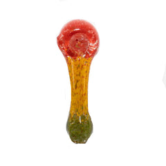 5" Rasta Speckle Glass Hand Pipe - (1 Count)