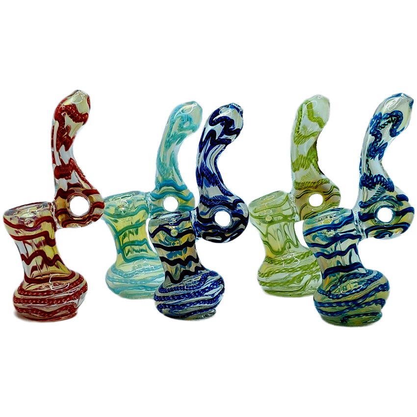5" Single Ring Side Swirl Bubbler - Colors May Vary - (1 Count)