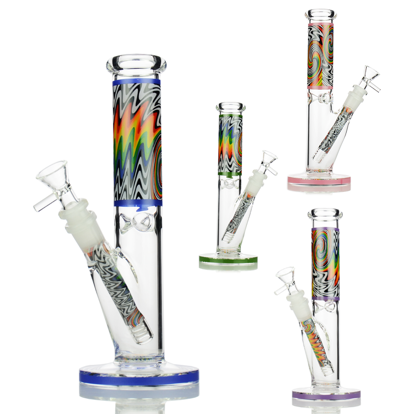 5" Trippy Rainbow Glass Waterpipe - (1 Count)
