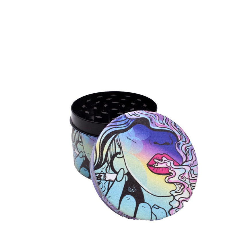 50mm 4 Part Grinder - The Kiss - (1 Count)