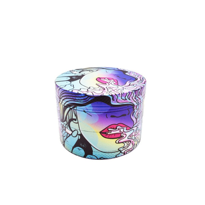 50mm 4 Part Grinder - The Kiss - (1 Count)