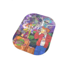 METAL TRAY WITH 3D LID SMALL - 52 SIMPSONS FAMILY SMOKING