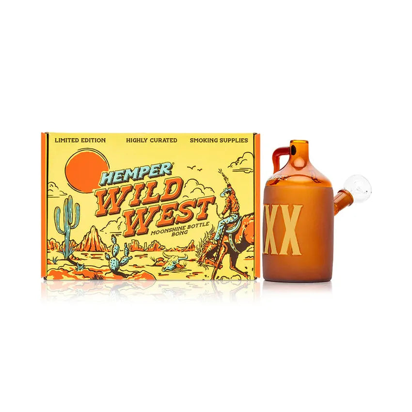 5.7" Hemper Wild West Moonshine Bong - (1 Count)