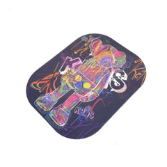 METAL TRAY WITH 3D LID SMALL - 60 KAWS GIRL SHAPE