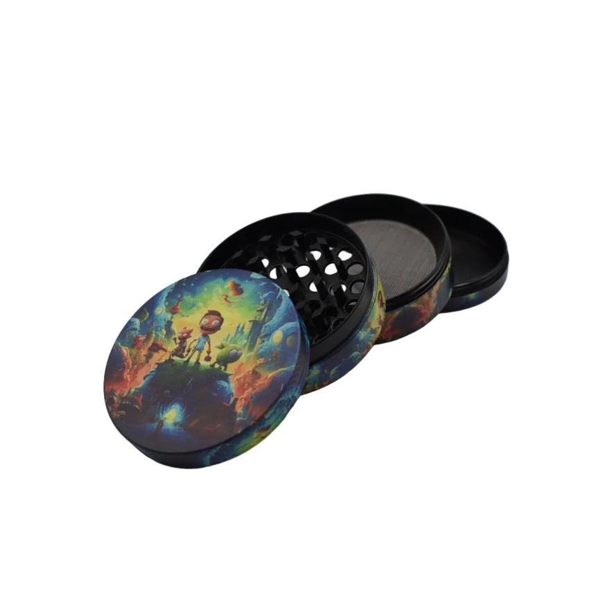 63mm 4 Part Grinder - High Path - (1 Count)