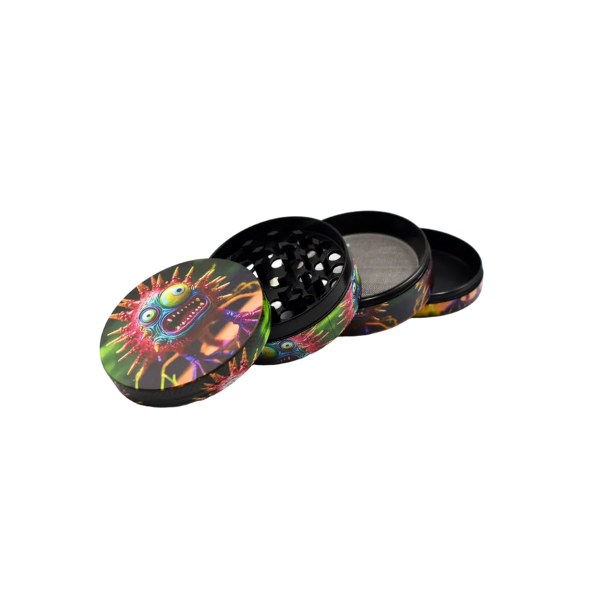 63mm 4 Part Grinder - One Eyed - (1 Count)