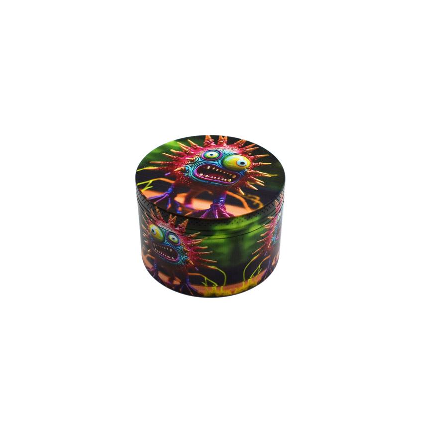 63mm 4 Part Grinder - One Eyed - (1 Count)