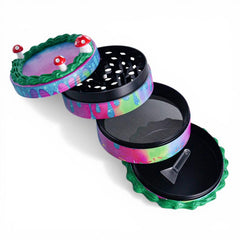 63mm 4 Piece Grinder - Drizzle Cake - (1 Count)