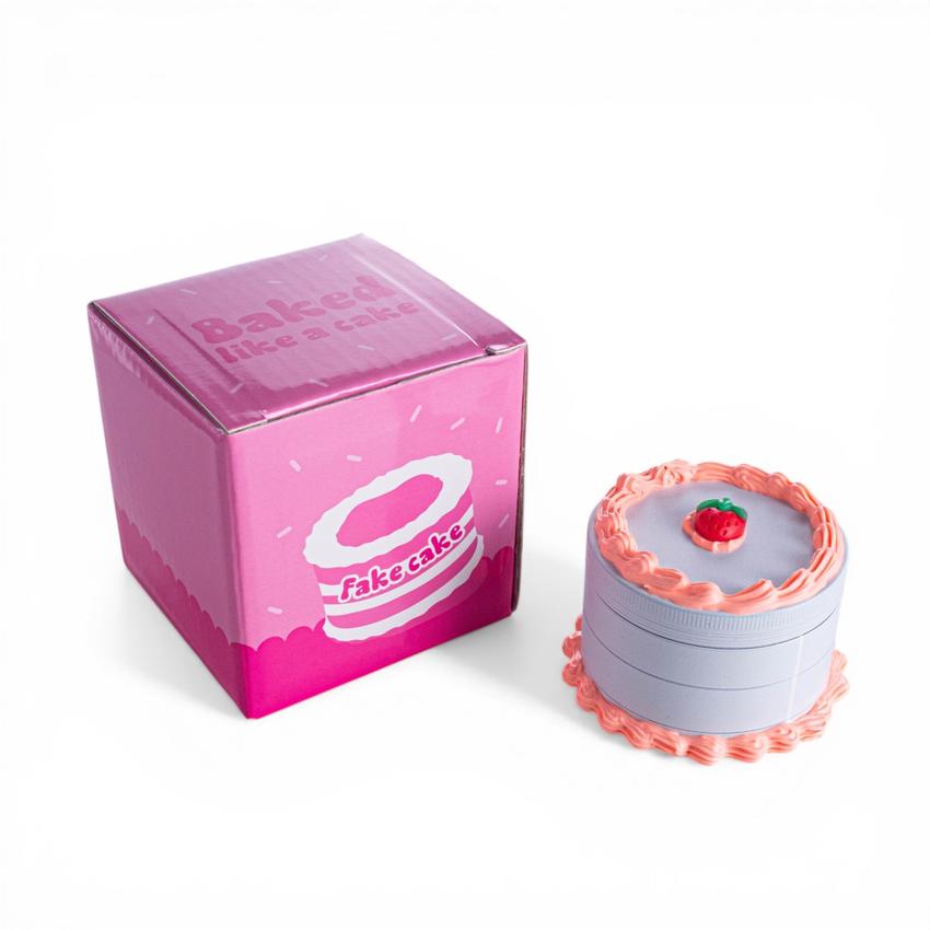 63mm 4 Piece Grinder -Strawberry Cake - (1 Count)