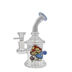 6.3" Bent Neck Nub Waterpipe - Colors May vary - (1 Count)