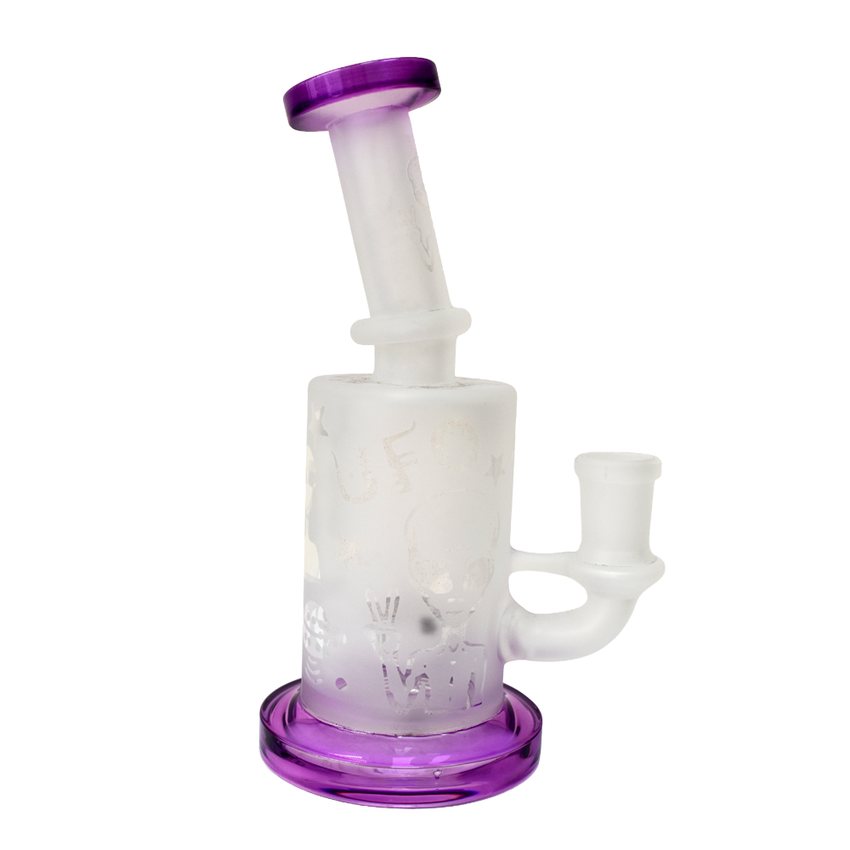6.5" UFO Design frosted Water Pipe - (1 Count)