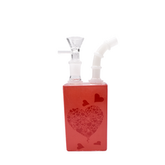 7" Juice Box Water Pipe - Cupid -  (1 Count)