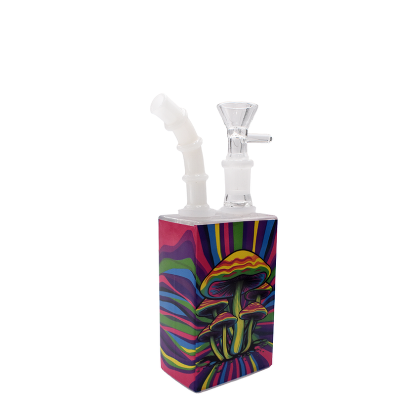 7" Juice Box Water Pipe - Mountain Top Shrooms -  (1 Count)