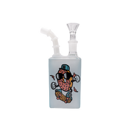 7" Juice Box Water Pipe - Pickle Skate -  (1 Count)