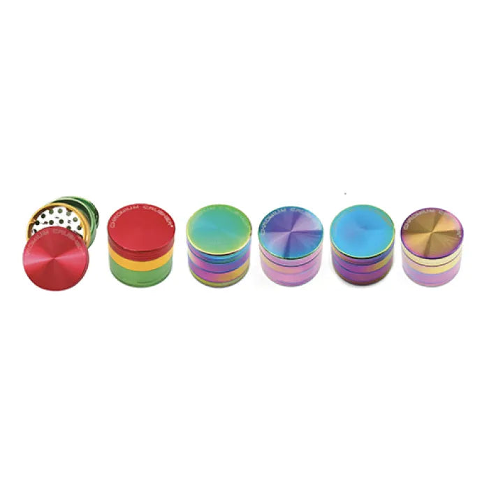 CHROMIUM CRUSHER HERB GRINDER 2.3" 70089