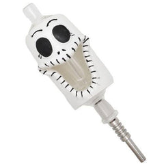 8" Skull Light Up Dab Straw - Various Designs - (1 Count)