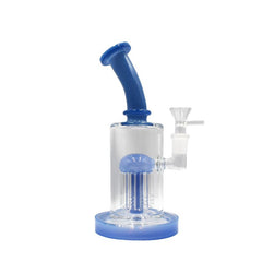 8" Tree Arm Perc Bent Neck Waterpipe - Colors May Vary - (1 Count)
