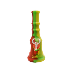 8" Waxmaid Pagoda Silicone Water Pipe - Color May Vary - (1 Count)