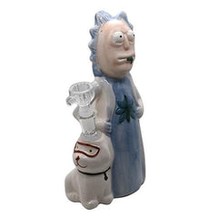 9" Ceramic Water Pipe - Color May Vary - (1 Count)
