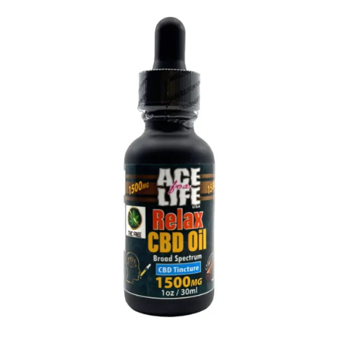 AFL RELAX CBD OIL TINCTURE THC FREE 1OZ 1500MG