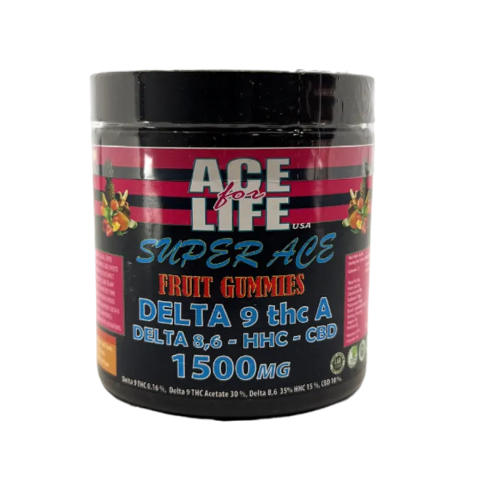 AFL SUPER ACE GUMMIES 1500MG 15PC