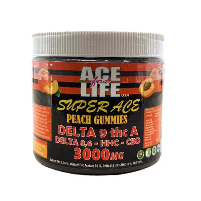 AFL SUPER ACE GUMMIES 3000MG 30PC