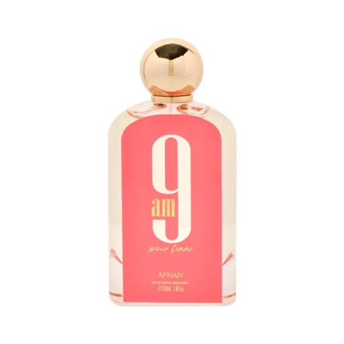AFNAN EAU DE PARFUM WOMEN 100ML 3.4OZ - 9 AM