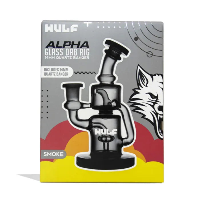 WULF ALPHA GLASS DAB RIG 14MM QUARTZ BANGER