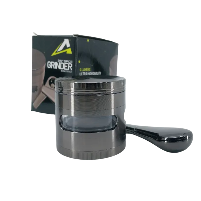 ARAUKA GRINDER AK101 4 LAYERS WITH METAL PIPE
